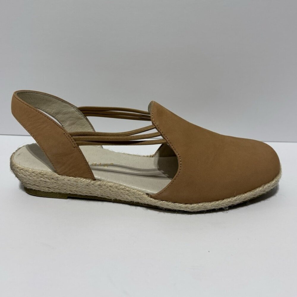 David Tate Women’s Nelly, Tan Espadrille Slingback Sandals, Size 8 W